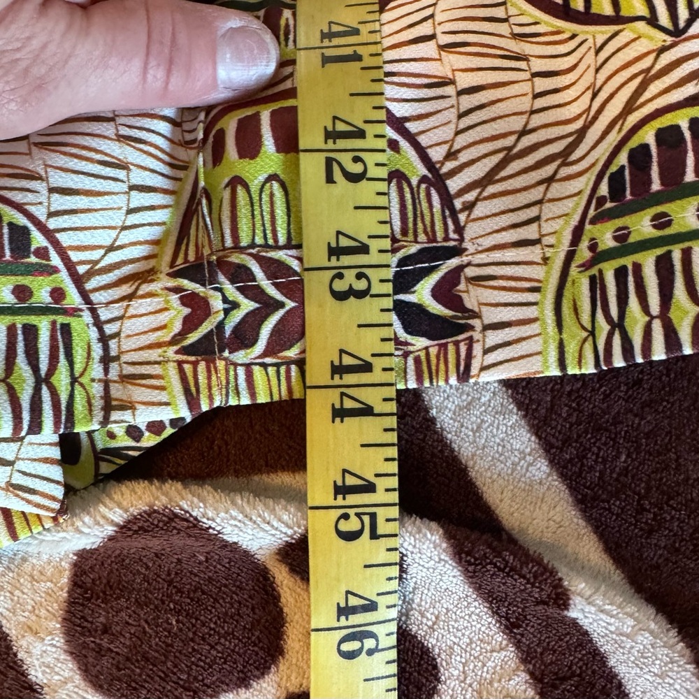 Geometric Patterned Wide Leg Pants - Picture 8 of 9
